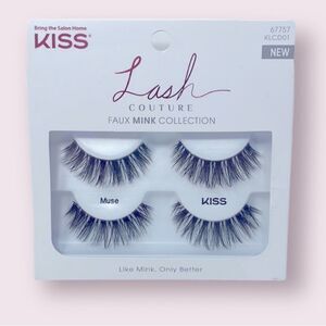Kiss Lash Couture Faux Mink Collection set of 2 Lashes Muse